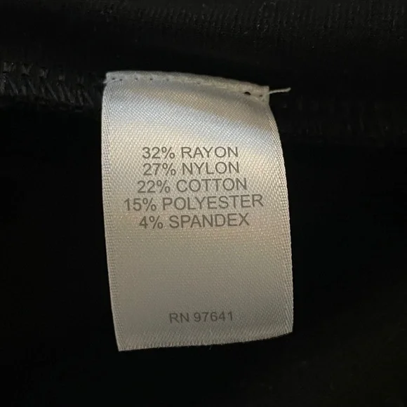 J Jill Women's Wearever Double-Face Jersey V-Neck Tunic - S - Black Speckle - Picture 6 of 6